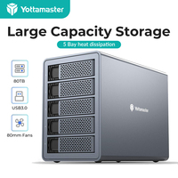 Yottamaster 5 Bay RAID External Hard Drive Enclosure 2.5\