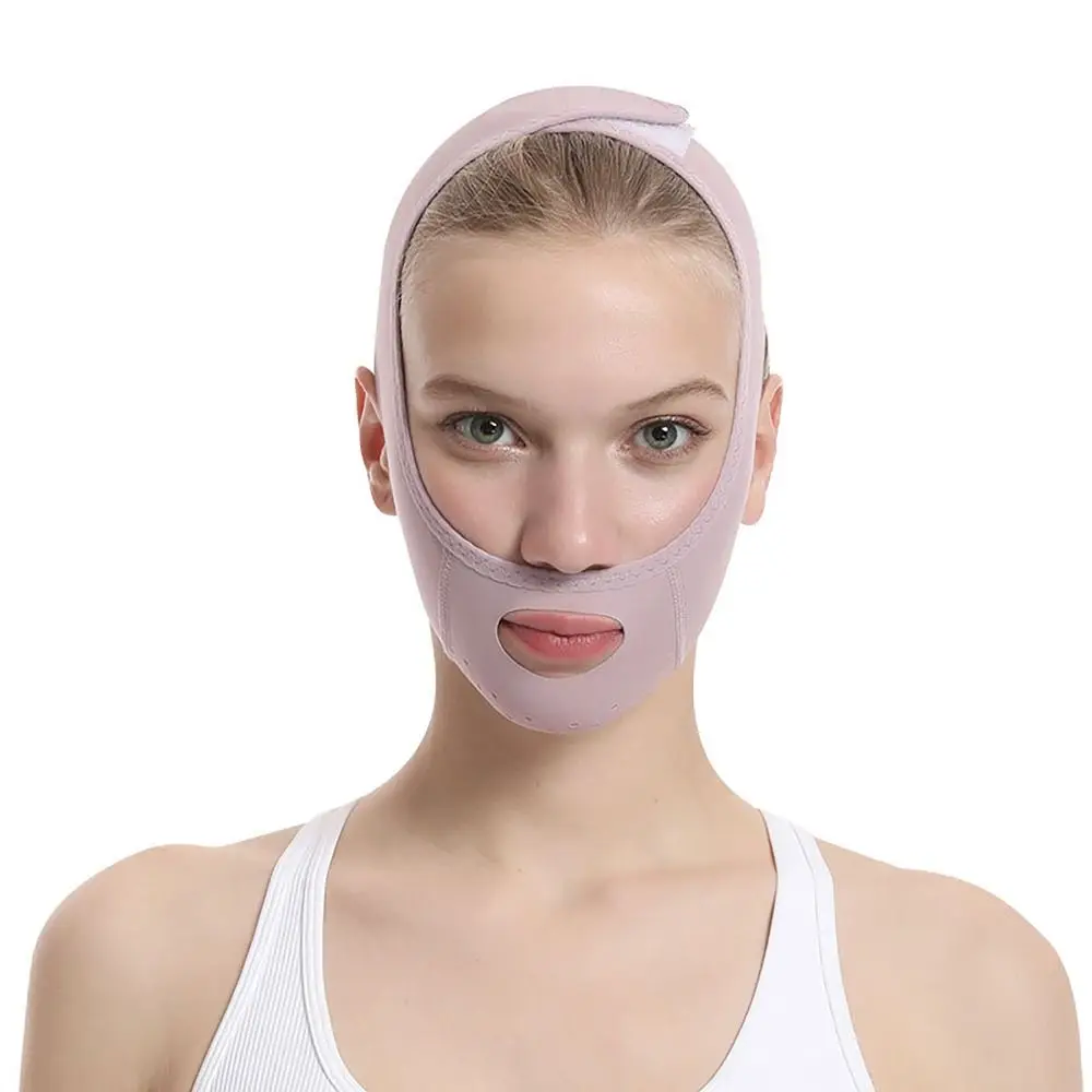 Convenient Jaw Exerciser V-Line Mask V Shaped Face Slimming Lifting Face Slimming Bandage Chin Strap For Woman Sleeping