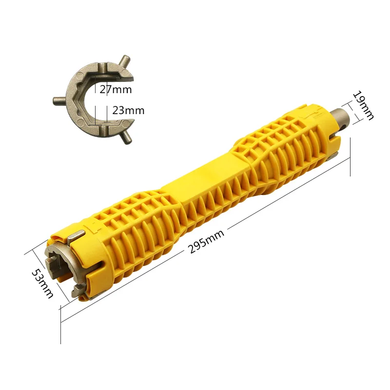 Écrou à vis pour tuyau d'eau multifonction, fixation à double tête, douille parfaite, essorée, 1PC, 1/2 ", 3/4"