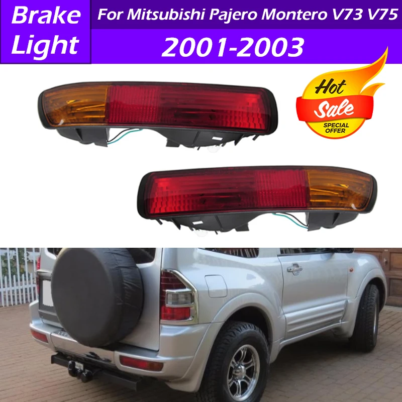 

MR570141 MR570142 Rear Bumper Reflector Light Turn Signal Light Brake Lamp For Mitsubishi Pajero Montero 2001-2003 V73 V75 V77