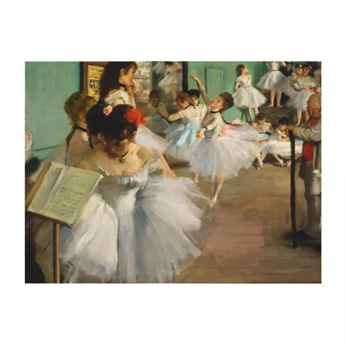 

Degas Ballerinas - Dance Class Throw Blanket Decorative Sofa Flannel Winter beds Camping Blankets