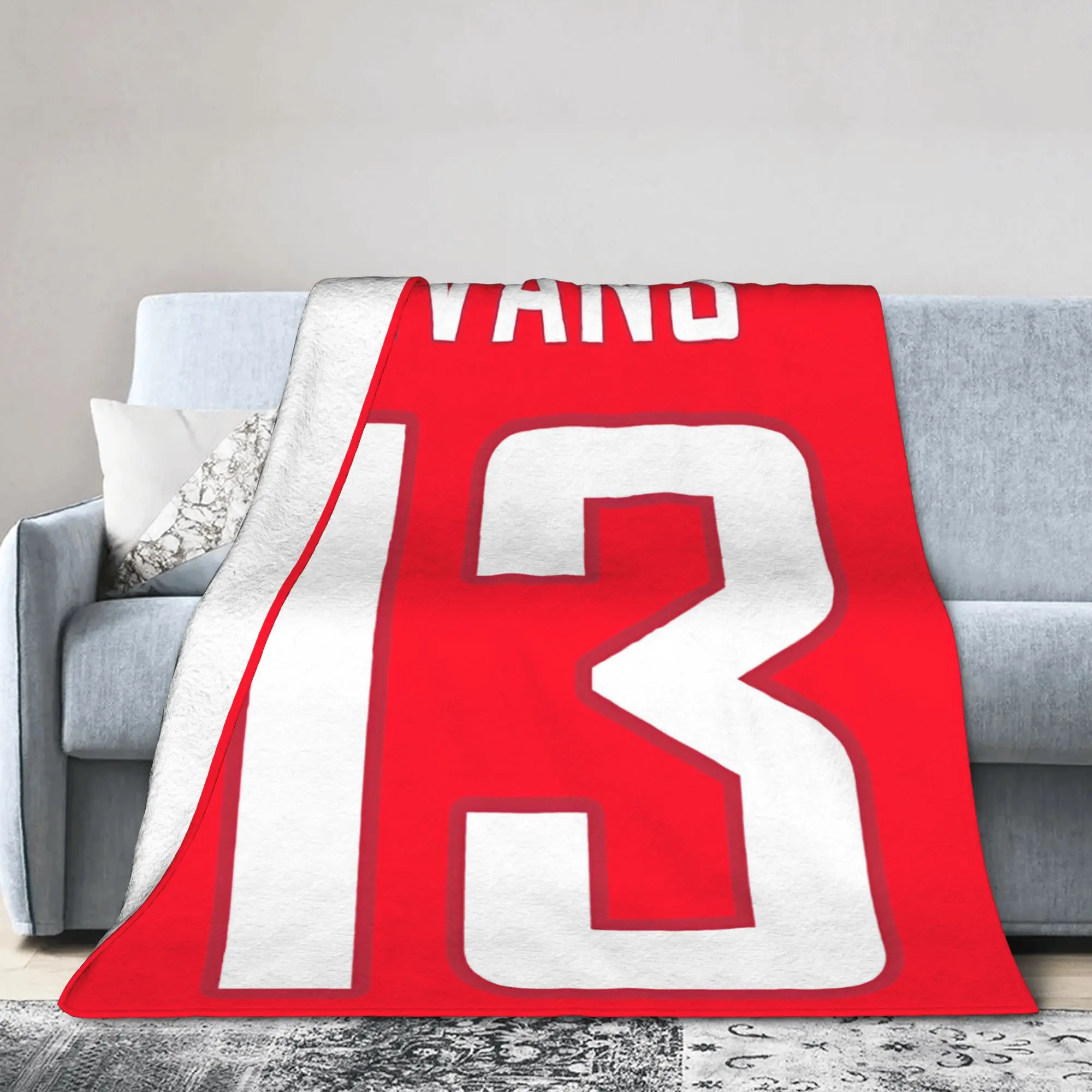 Mike Evans Number 13 Plush Blankets Rugby Football Funny Throw Blanket for  Sofa Bedding Lounge 200x150cm Rug Piece
