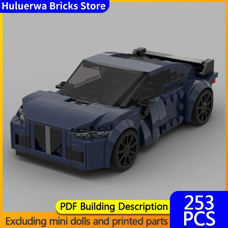 

Speed Racing Car Model MOC Building Bricks M4 Top Tier Sports Car Modular Technology Children Holiday Gifts Assemble Toys Suit