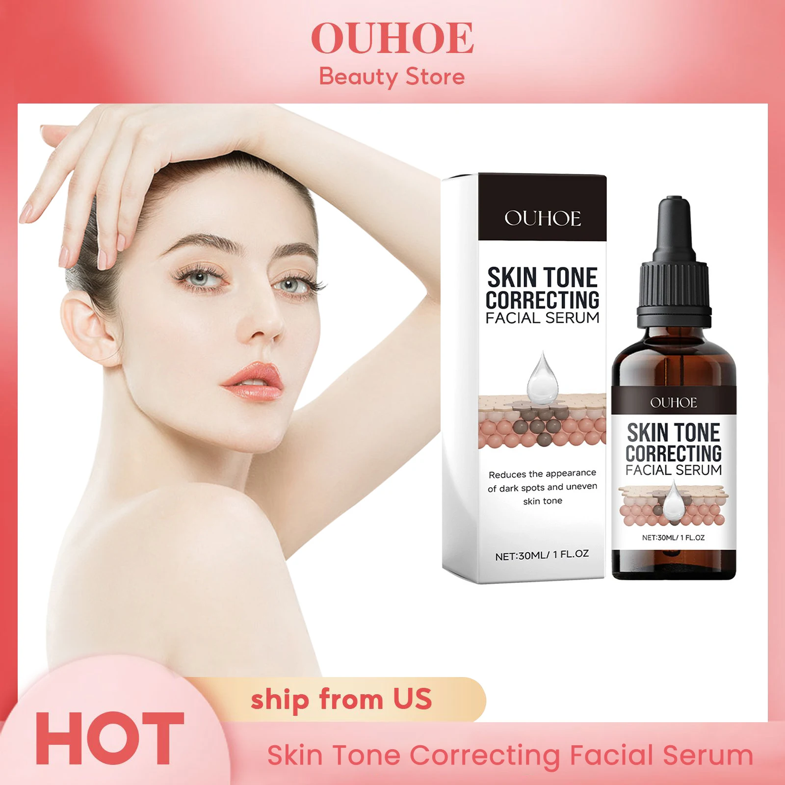 New Arrival Dark Spots Repair Facial Essence Softens Horny Skin Brightens Skin Repairing & Rejuvenating Improve Dull Skin Serum