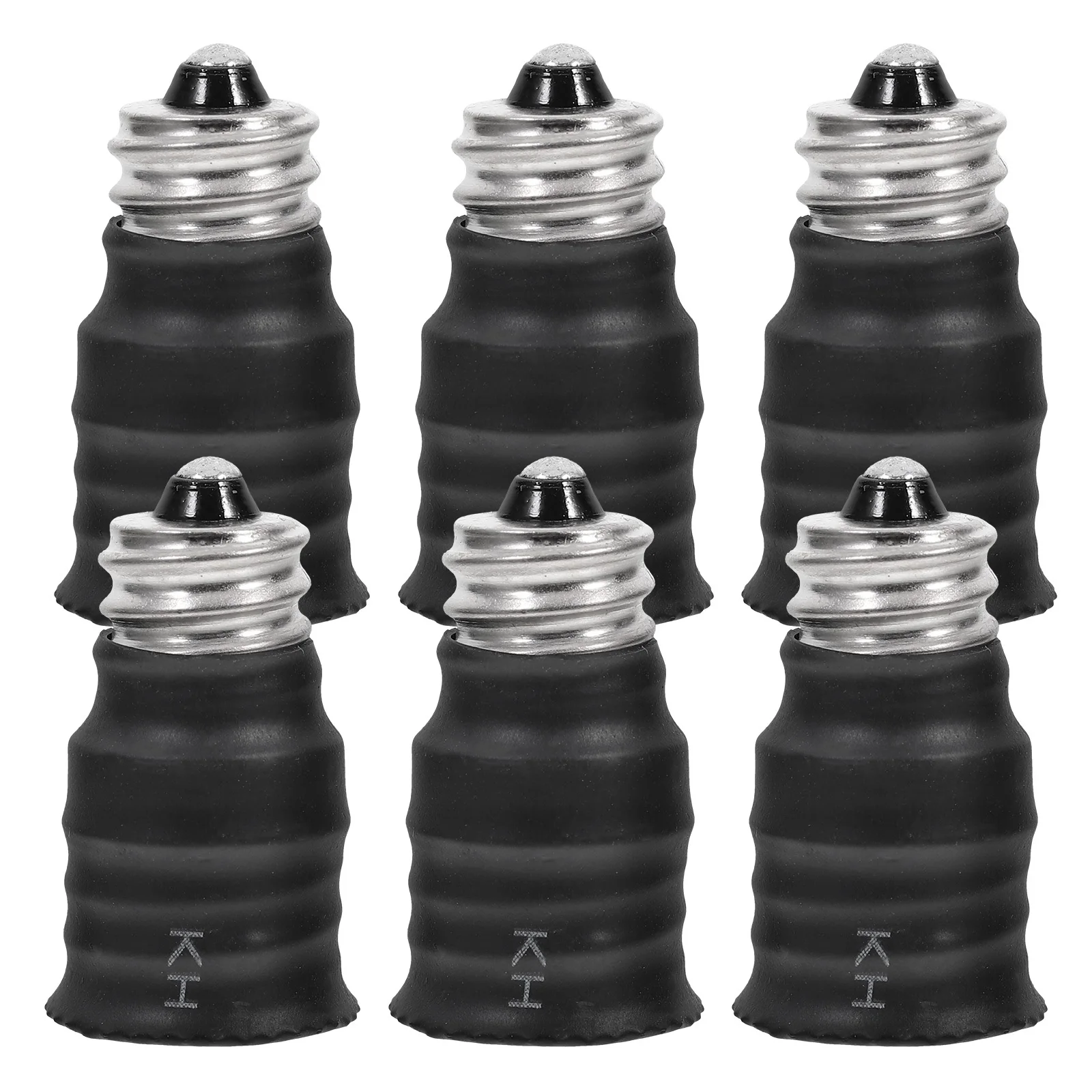 

6Pcs Light Bulb Socket Converter E12 to E14 Lamp Base Adapter for Various Lighting Fixtures Socket Adapter