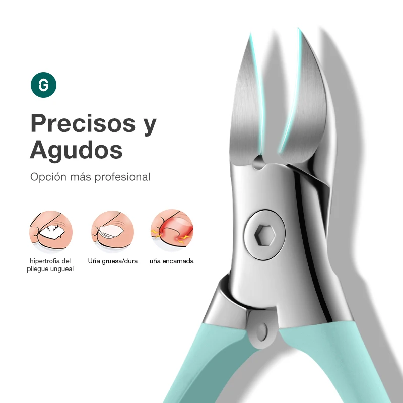 MR.GREEN pinzas para uñas encarnadas, cortaúñas de acero inoxidable, herramientas de pedicura, uñas gruesas, profundas en surcos de uñas 2