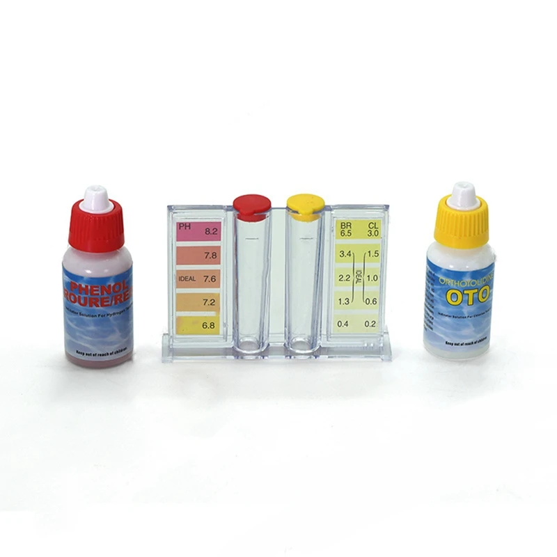 HOT SALE Pool And Spa Water Test Kits, PH And Free Chlorine Water Chemistry Test Kits,Acid-Base Water Test Box