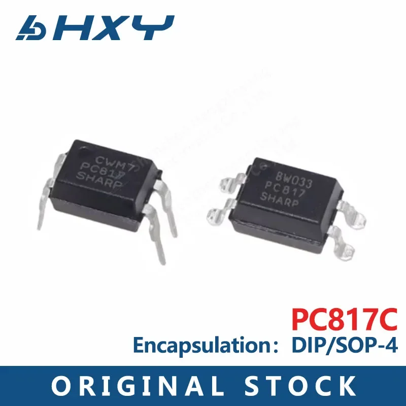 10-100PCS PC817C PC817 EL817 817 817C DIP-4 PC817 SOP-4PC817C Optocoupler