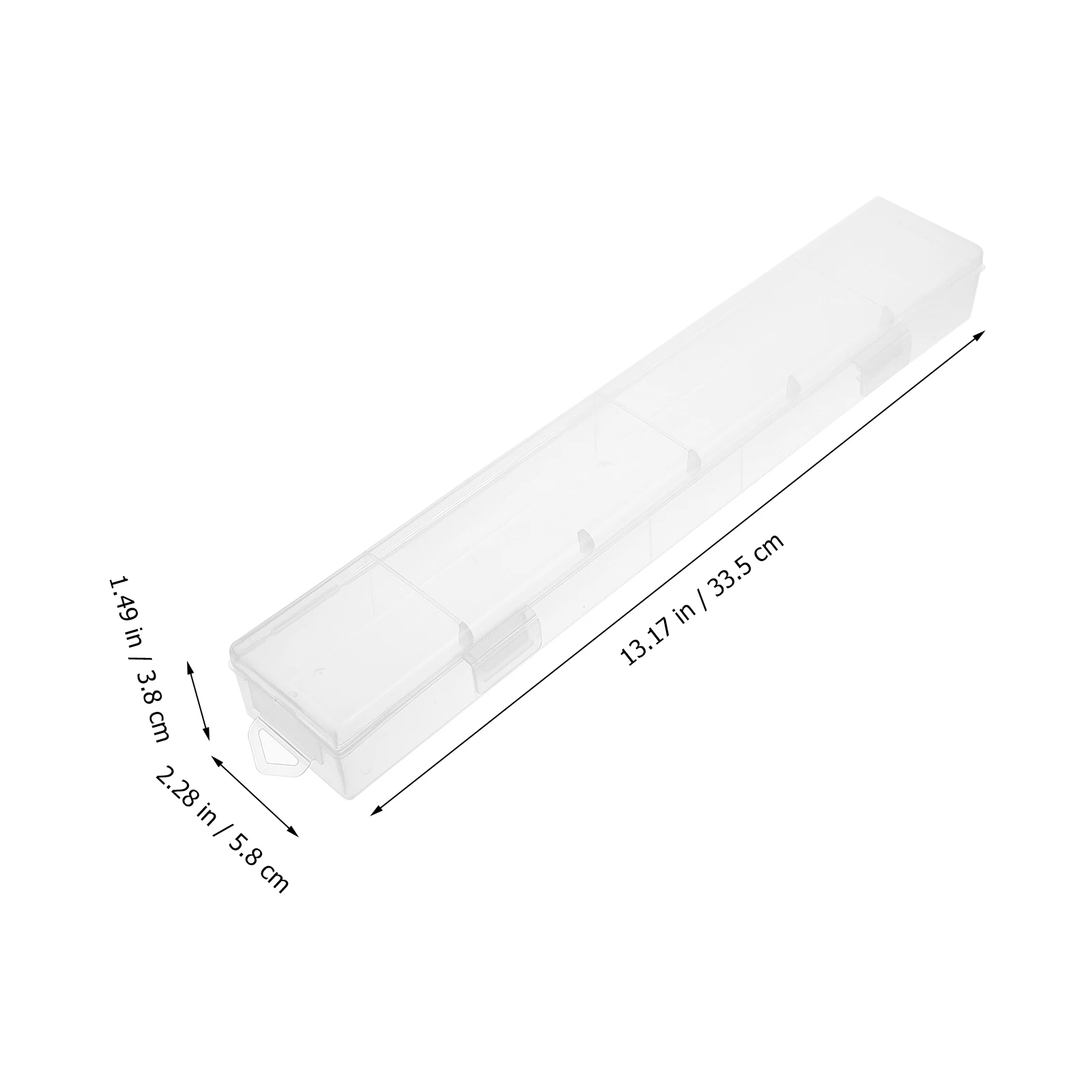 

2pcs Watercolor Brush Case Transparent Storage Box Multifunctional Pen Holder For Students Oil Painting Tools Stationery