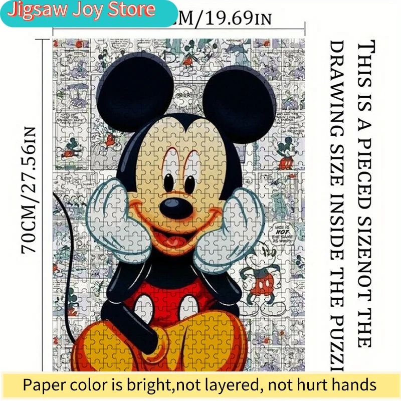 1000-teiliges Buntes Cartoon-Mäuse Puzzle |   Lebendiges abstraktes Design, Comic-Muster, herausfordernd und unterhaltsam, Familie