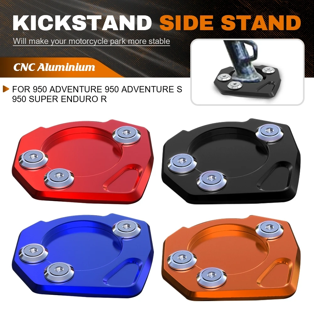 

Motorcycle Side Stand Enlarger Plate Kickstand Foot shelf For 690 Duke Duke R ENDURO/R SMC/R 950 Adventure S Super Enduro R