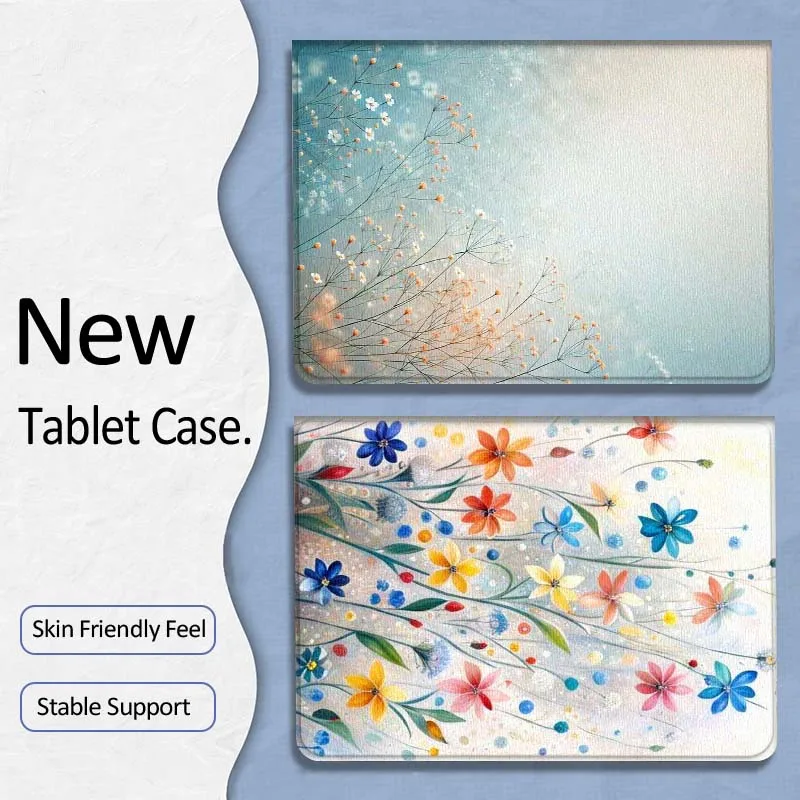 

Flower Leaf Art Popular Gift For Xiaoxin Lenovo Tab P12 Extreme Legion Y900 Idea Pro GT 12.1 2025 Foldable Tablet Case