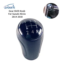 5 Speed Manual Car Gear Shift Konb Gaiter Shifter Knob Lever Shifter Gearbox Handles For Suzuki Alivio 2014 2015 2016 2017 2018