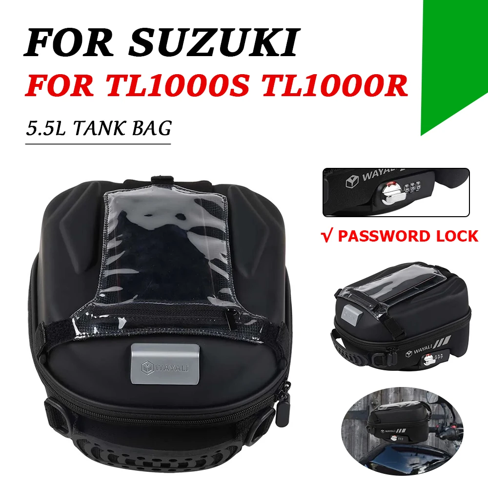 

For SUZUKI TL 1000 R TL1000 S TL 1000S TL 1000R Motorcycle Accessories Tank Bag Luggage Backpack Navigation Phone Tanklock Bags