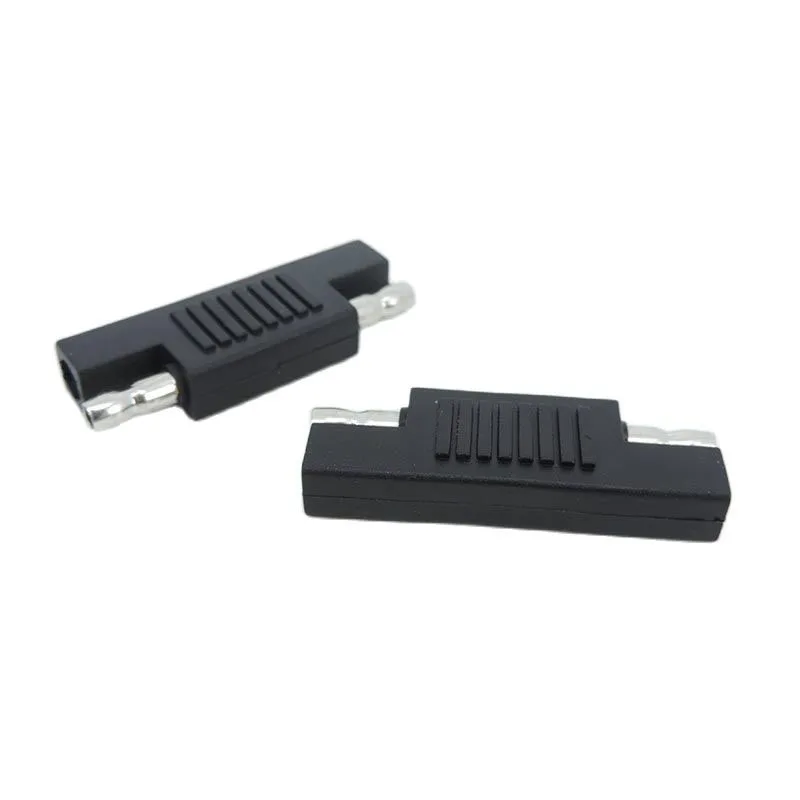 12/24V Solar Panel SAE male head Polarity Reverse Adapter Connector Battery Power Charger For Quick Disconnect Cable  A7