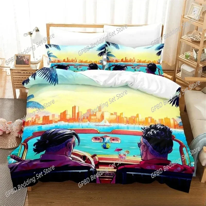 

3D Print PNL Rap Duo All Season Bedding Set Boys Girls Twin Queen Size Duvet Cover Pillowcase Bed Kids Adult