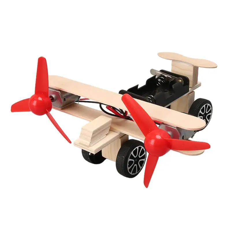 Kids Airplane Toy Flying Toys Science Toy Plane Science Kits Assembly Kit Educational Toys Toy Airplane Aircraft Model Wooden