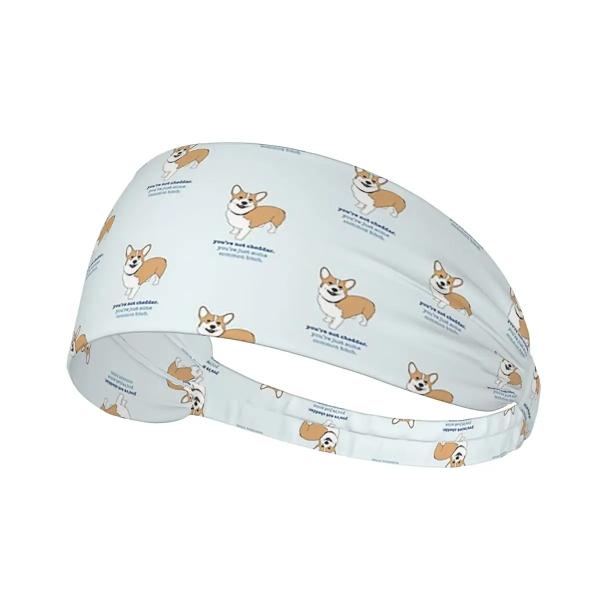 

Brooklyn 99 Cheddar Men Women Headband Wicking Moisture Sports Sweatband for Gym Yoga Running