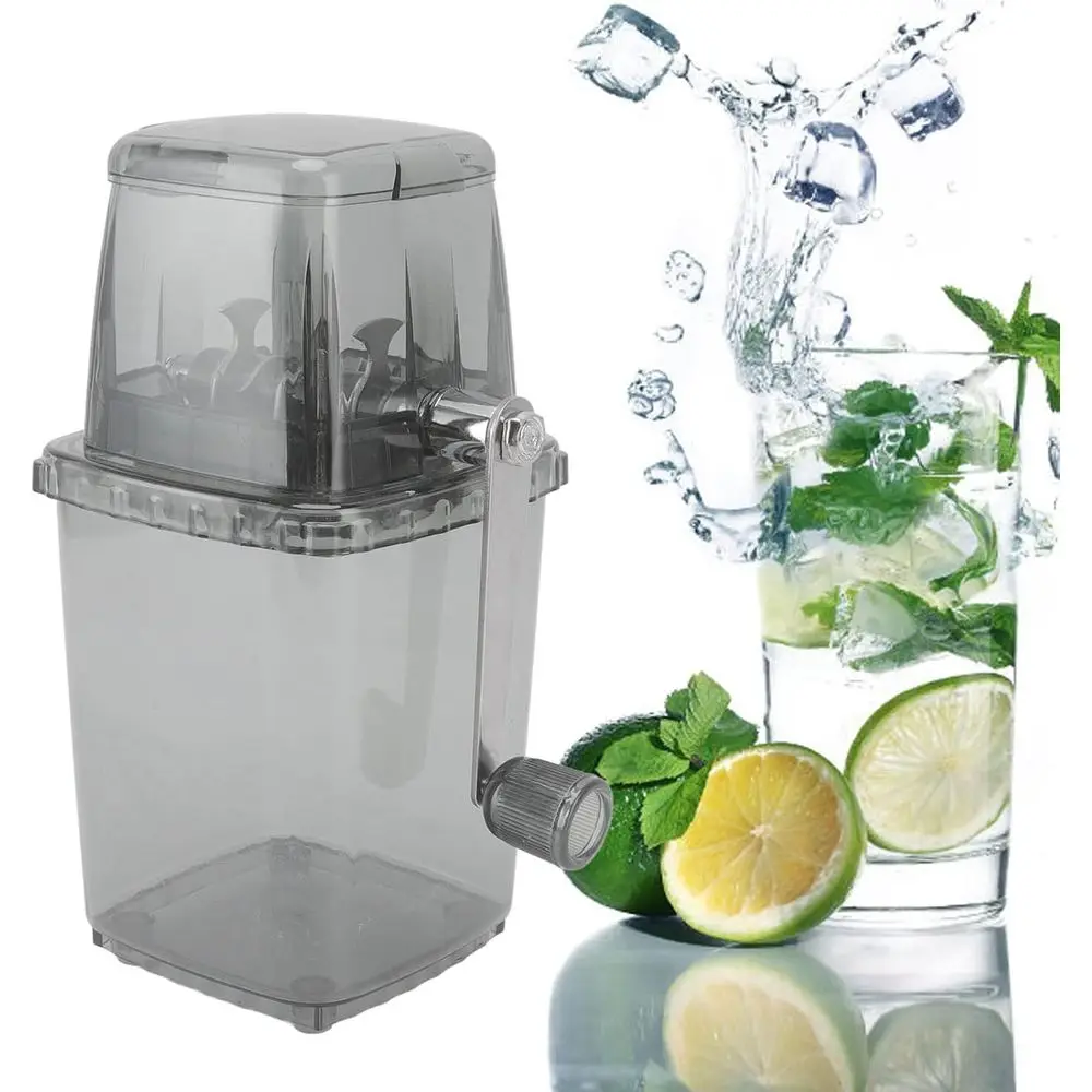 

Портативная машина для колки льда и приготовления снежного льда ASHATA Premium, ручная дробилка для льда, ручная машина для приготовления конусов или для дома, льдоколка и конусообразная машина