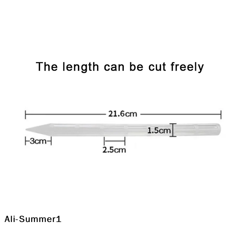 

【E】3/5/10 шт. трубки для циркуляции воздуха почвы для растений, прочные пластиковые вентиляционные трубки для корней растений, прозрачные дренажные трубы