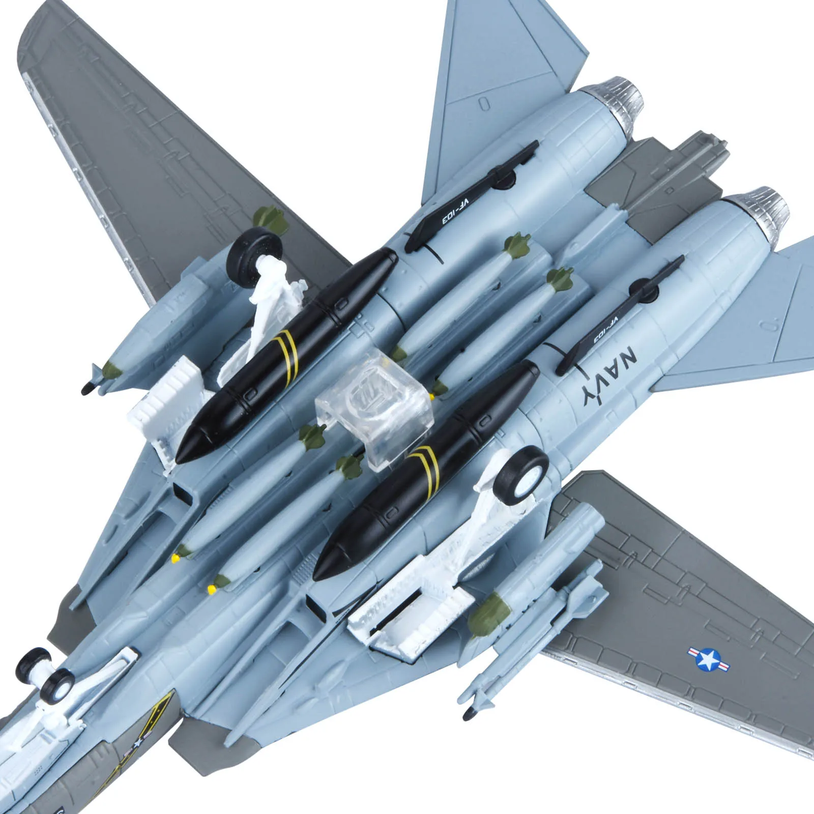 1/100 Scale USAF Diecast Metal Plane Model Toy Military Model Toys F14 F 14 Pirate Tomcat F-14 AJ103 VF-84 Fighter - Image 6
