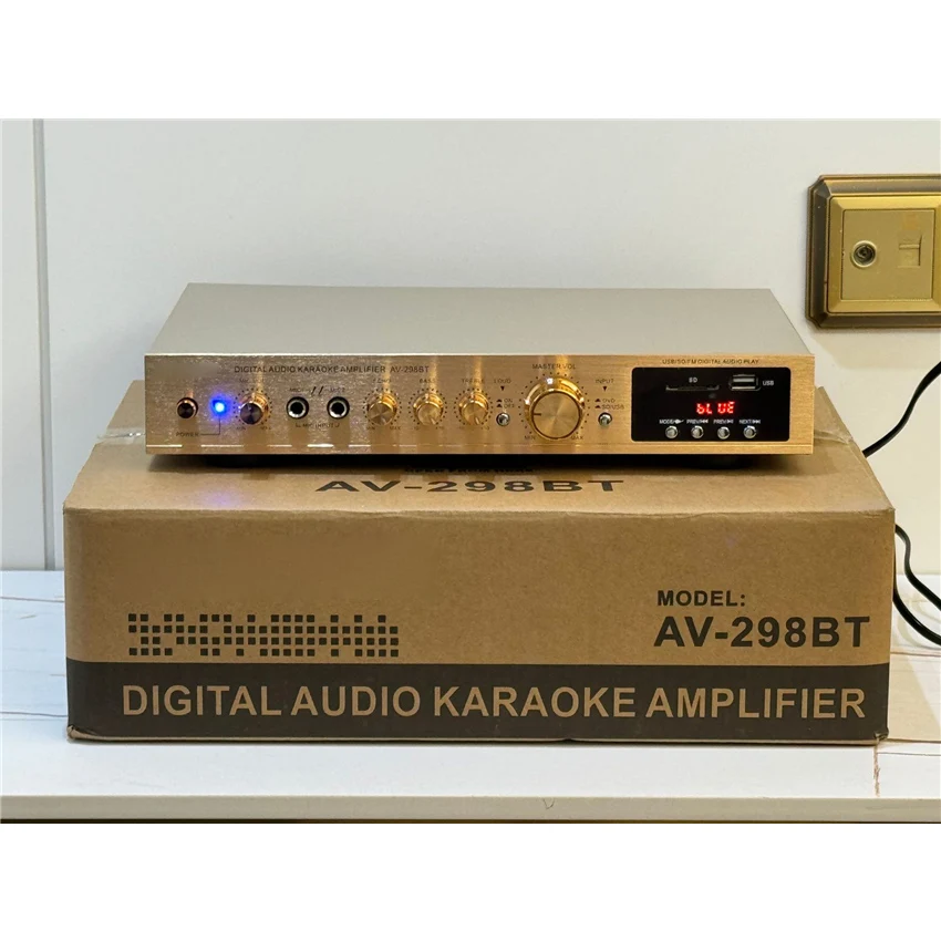 

AV-298BT Five Channel Household High-power Amplifier With Built-in Bluetooth And Remote Control 110V 220V