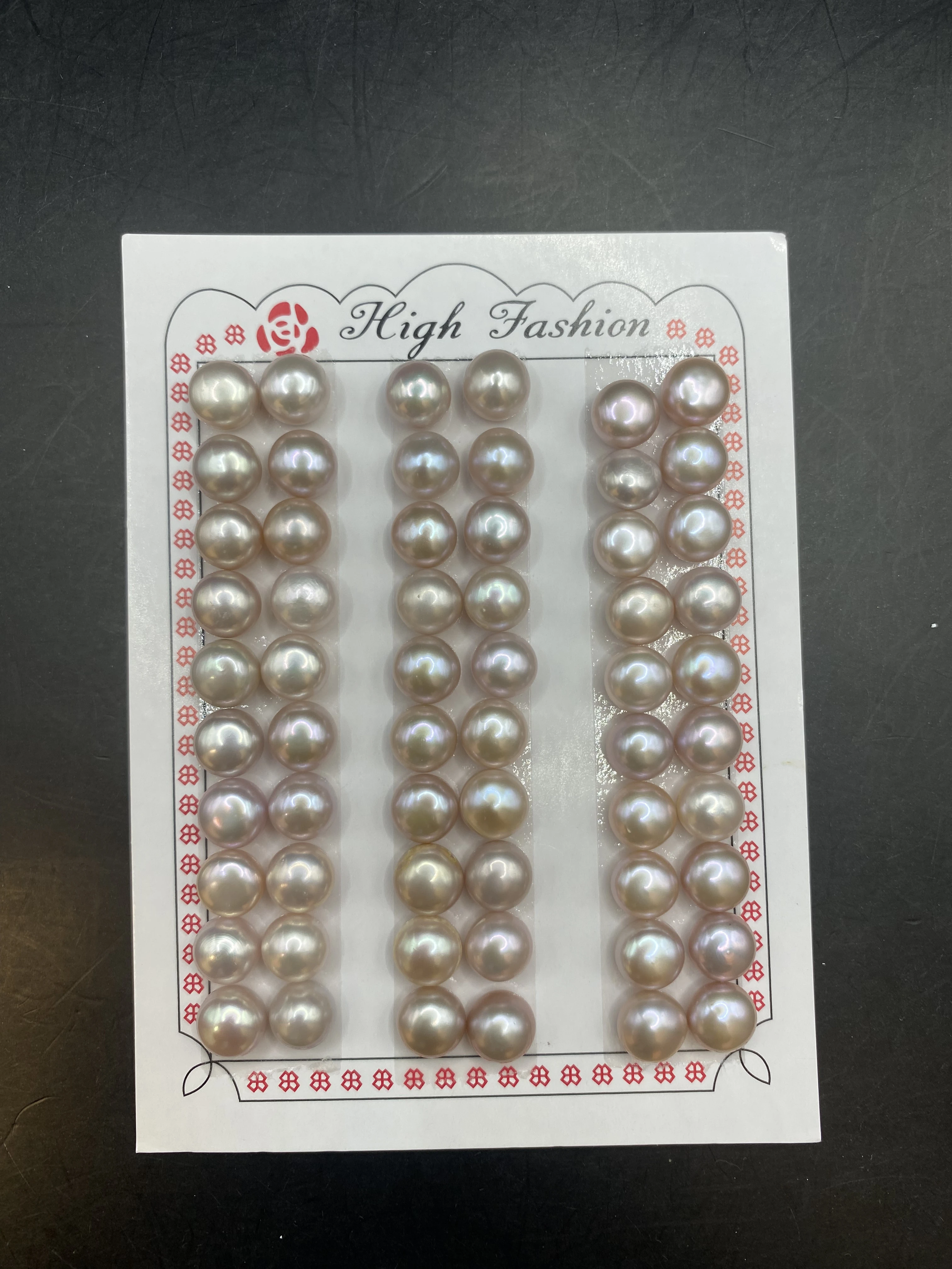 4-10.5mm Wholesale Loose Button Pearls 6A Quality Natural Freshwater Pearl High Luster Flawless for DIY Earring Ring Jewelry