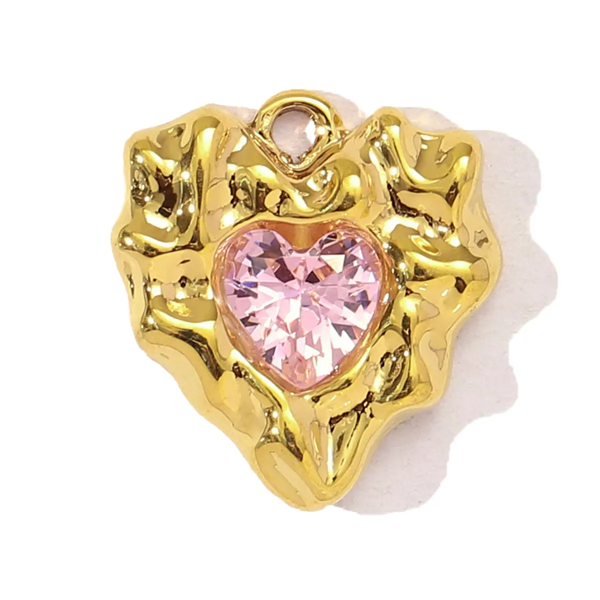 

3Pcs/Lot Stainless Steel Cross Butterfly Heart Charm Glass Stone Pendants For DIY Jewelry Making Necklace Earring Wholesale