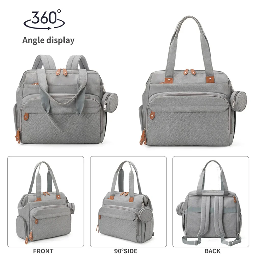 Large Size Mom Dad Backpack Baby Diaper Bags Nappy Bag for Baby Things Maternity Backpack Mommy Outting Handbags