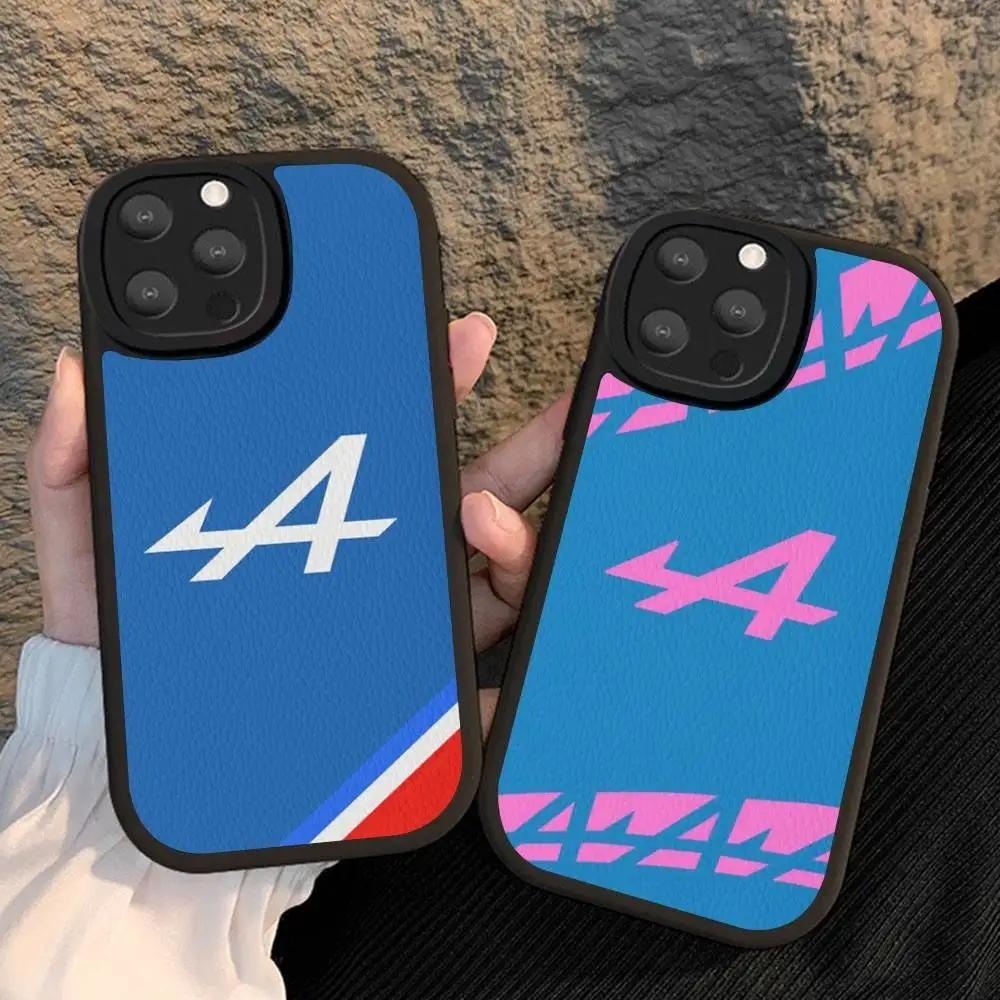 

A-AlpineS Phone Case Hard Leather For IPhone 16 15 14 13 12 Mini 11 14 Pro Max Xs X Xr 7 8 Plus Fundas