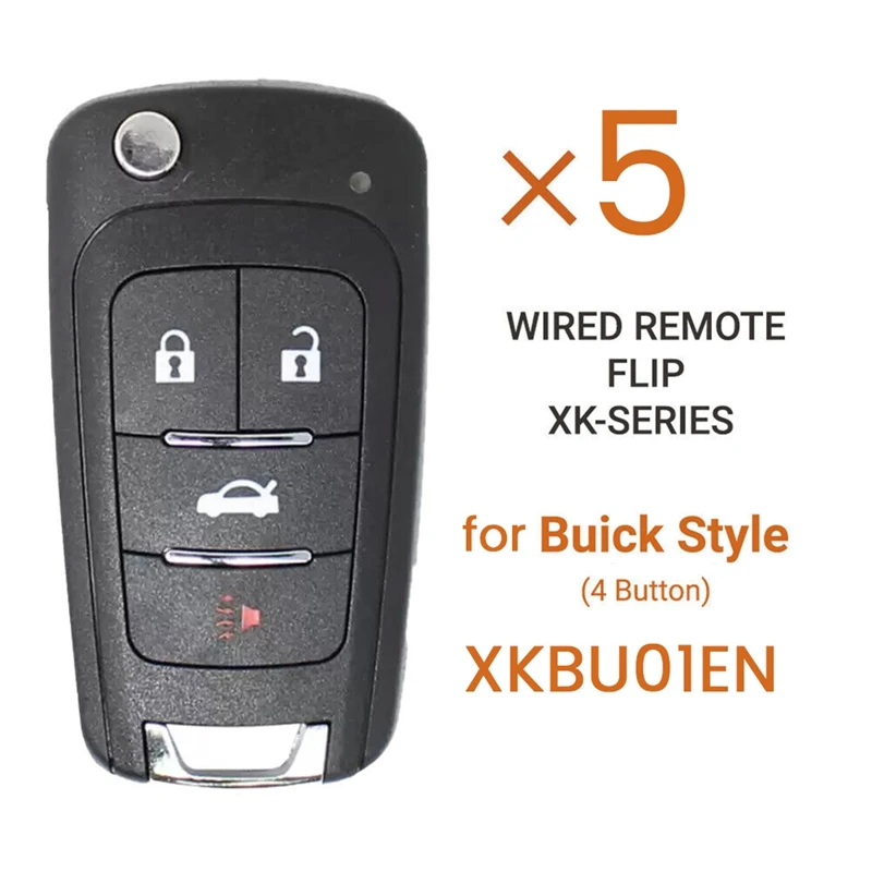 Remote Key For Xhorse XKBU01EN Universal Wire 4 Button For Buick Style For VVDI Key Tool