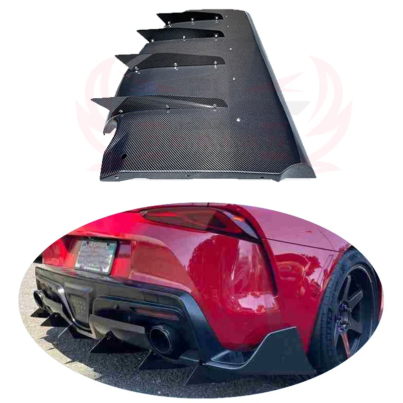 

Hot sale Carbon Fiber Rear bumper diffuser lip For Toyota Supra A90 A91 MKV V style diffuser body kit