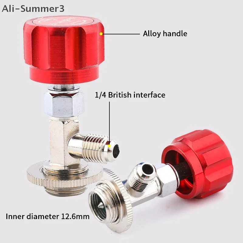 Refrigerant Bottle Opener Universal Opening Valve For Refrigerant Air Conditioner Fluorine Adding Tool