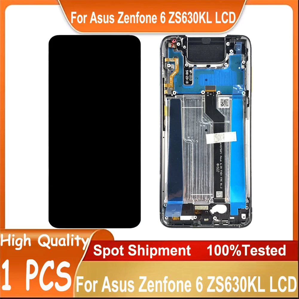 Original For ASUS Zenfone 6 ZS630KL LCD Dispaly Screen Touch Replacement Screen Digitizer Assembly For Asus ZS630KL LCD