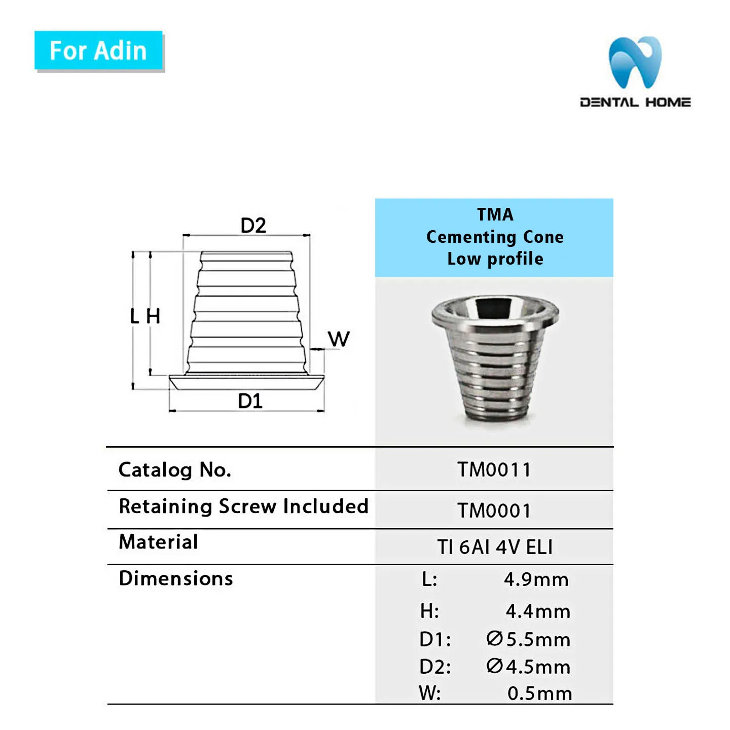 For Adin Multi Unit Ti Base Dental Lab Tools And Supplies
