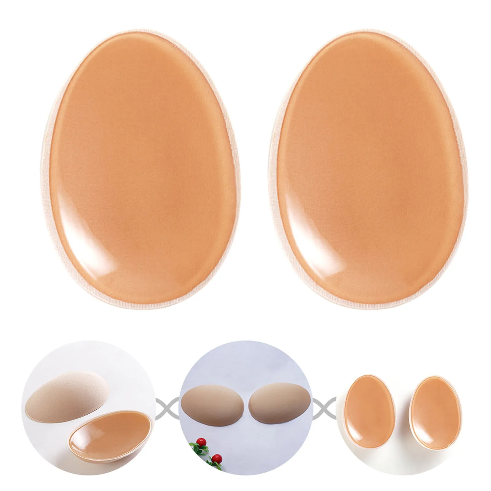 

1Pairs Men Chest Muscle Pads Invisible Fake Muscle Cushion Silicone Adhesive Safe Comfortable for Outdoor Summer Activities