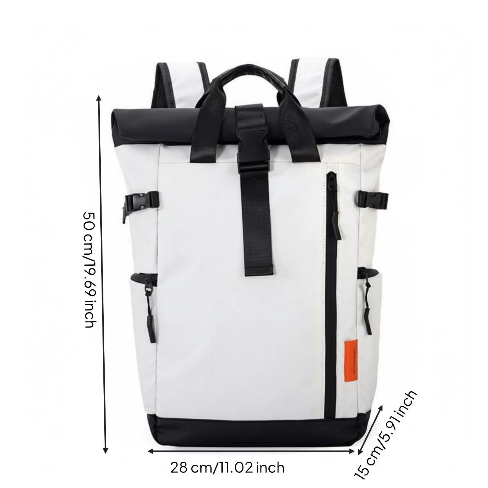 Laptop Professional Backpack Construction Unisex Travel Daypack Water Resistant Large Capacity Academic Bag for Commuters,
