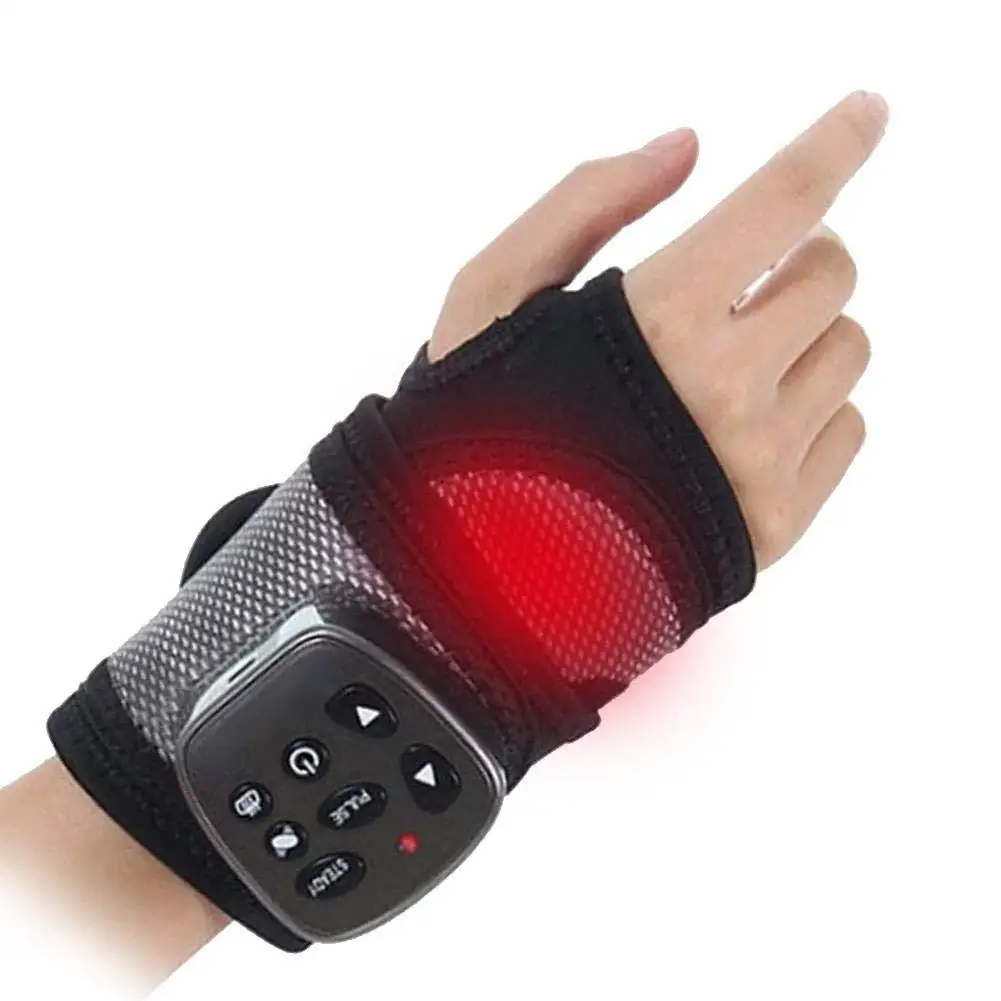 

Multifunction Heated Wristband With Air Pockets Vibration Wristband Meridian Physiotherapy Instrument Relieve Wrist Pain Home