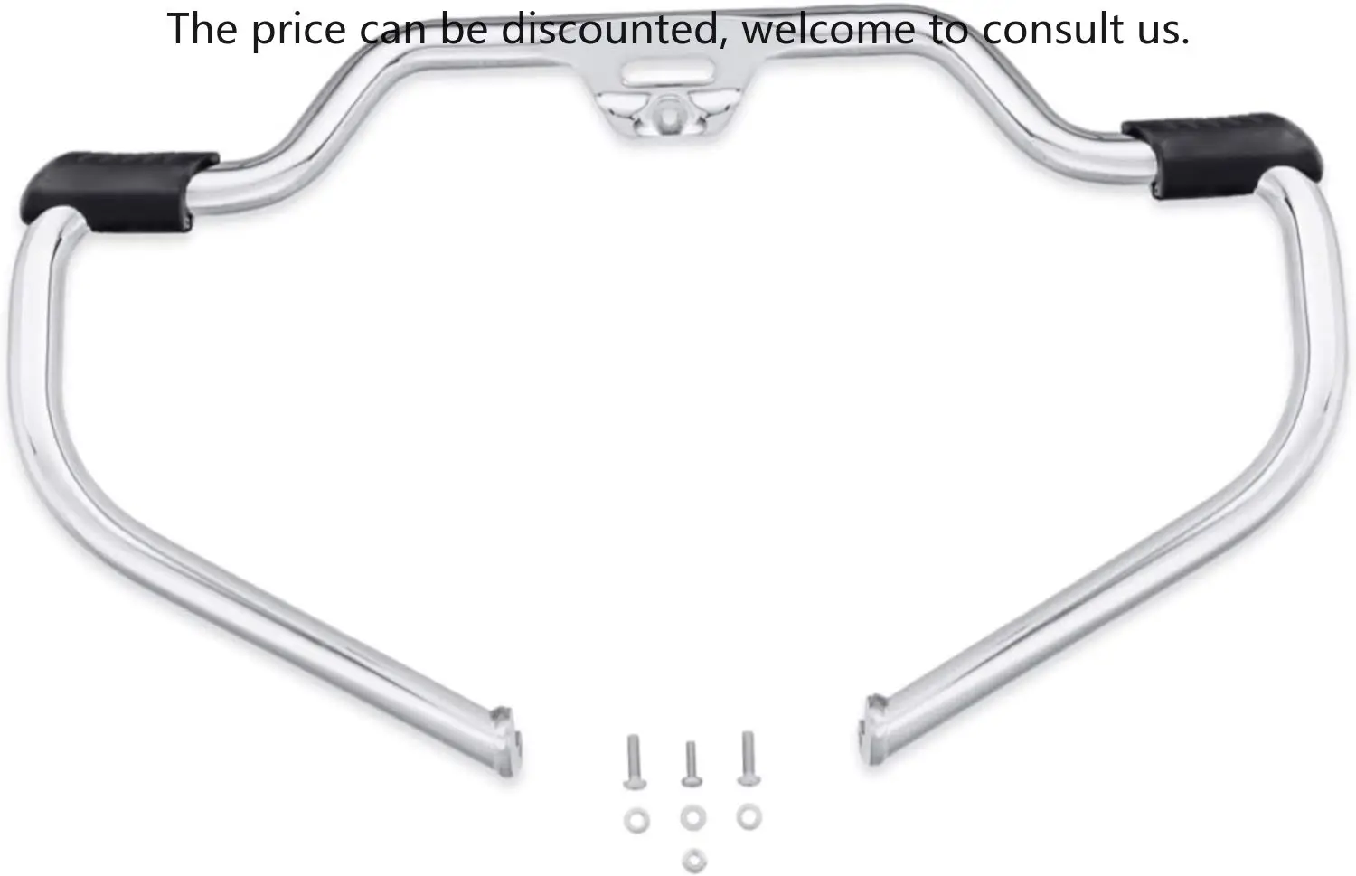 

Motorcycle Bumper Crash Bar For Harley Davidson Chrome Mustache Engine Guard Highway BAR Crash Bars SOFTAIL