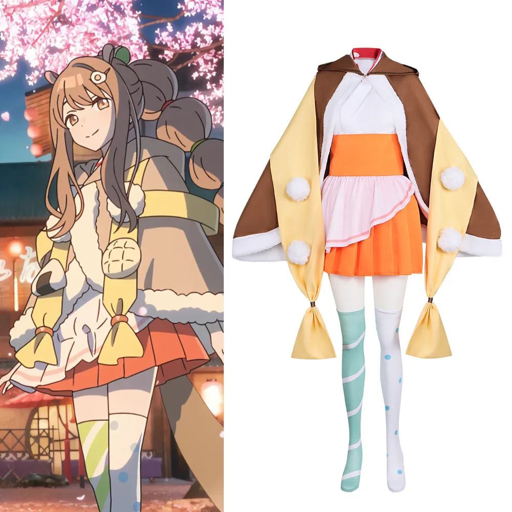 

‌Cosmic Princess Kaguya ‌Isayama Mami Cosplay Costume Anime Character Halloween Masquerade Performance Clothing for Women