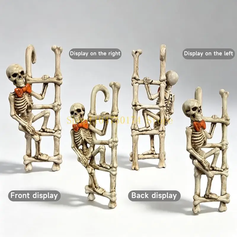 Hanging Skeleton Decoration with Detailed Sculpting Bone Texture for Flower Pot Top Sale