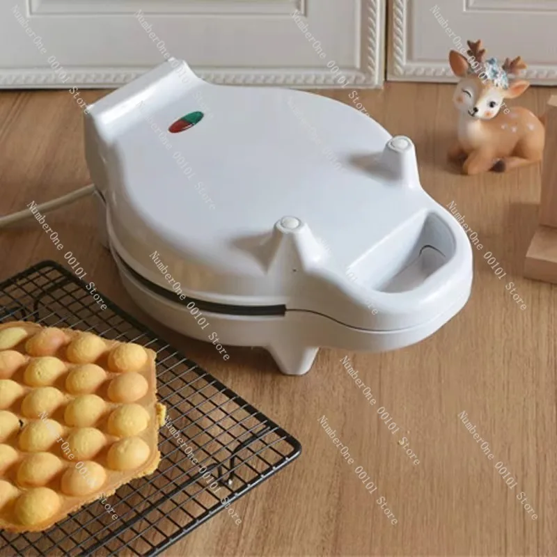 Home Egg Waffle Maker Electric Bubble Pancake Oven Non Stick Hot Plate Baker Machine Compact Kitchen Appliance Fast Heating