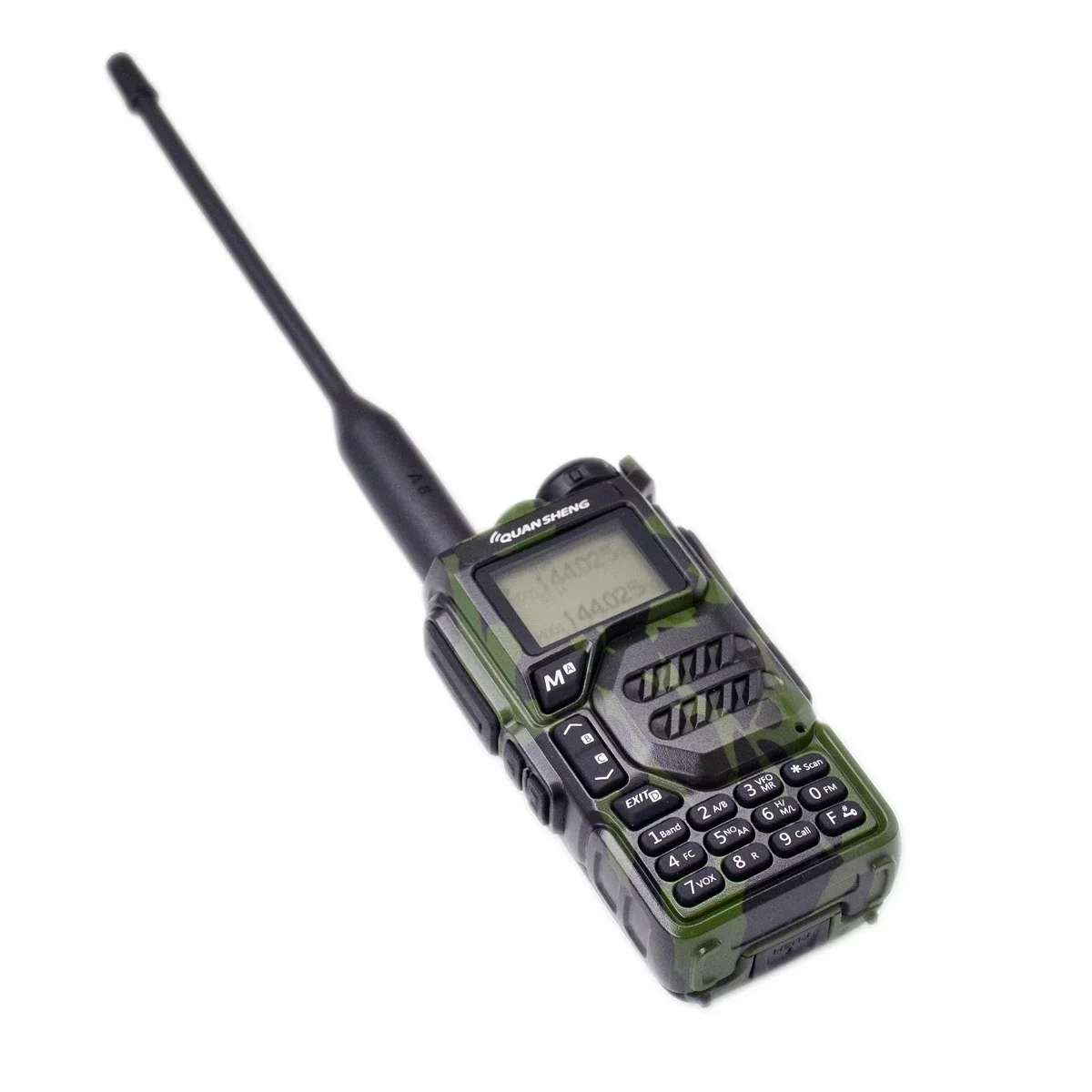 Quansheng K5 HAM Radio Camouflage Green Encrypt Function Air Band Receiver DTMF MDC1200 Frog Chirping Tail Sound USB-C Port