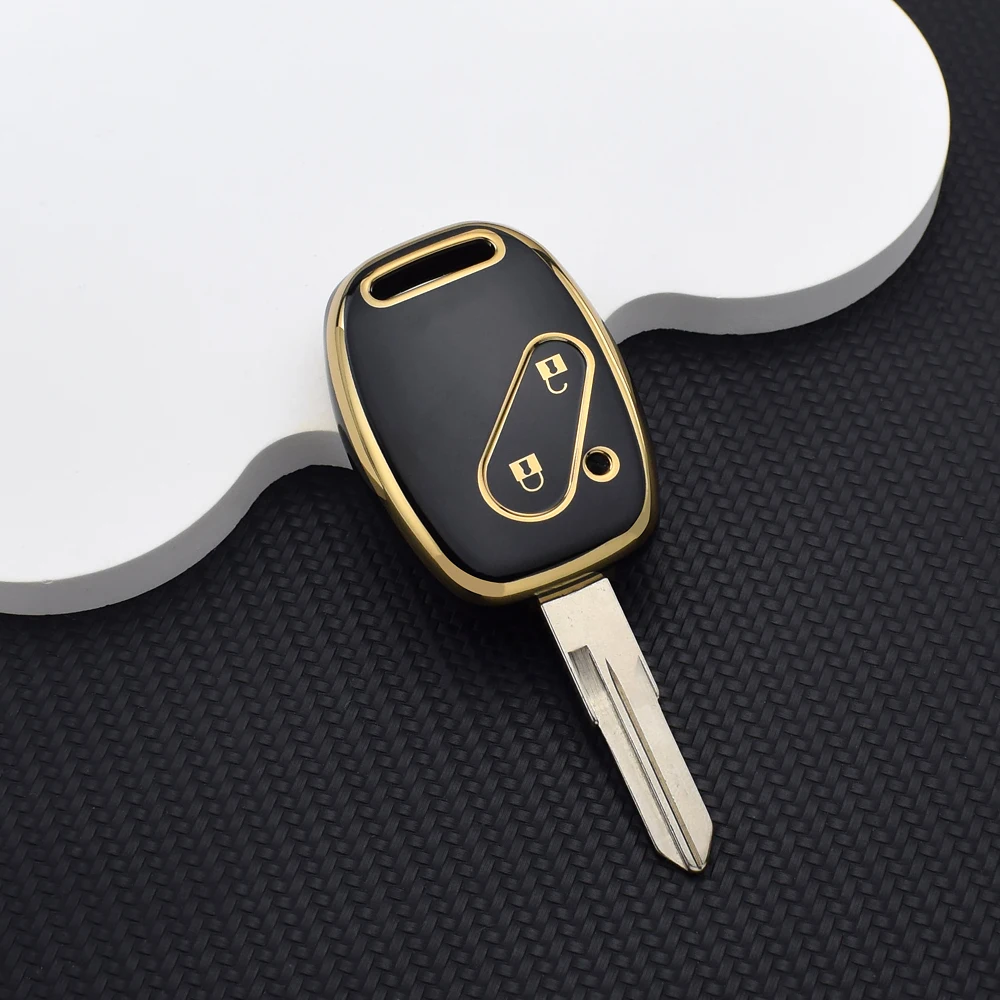 2 Buttons TPU Car Key Case Shell for Honda Accord Civic Insight Ridgeline 2003 2008 2009 Remote Auto Fob Cover Accessories