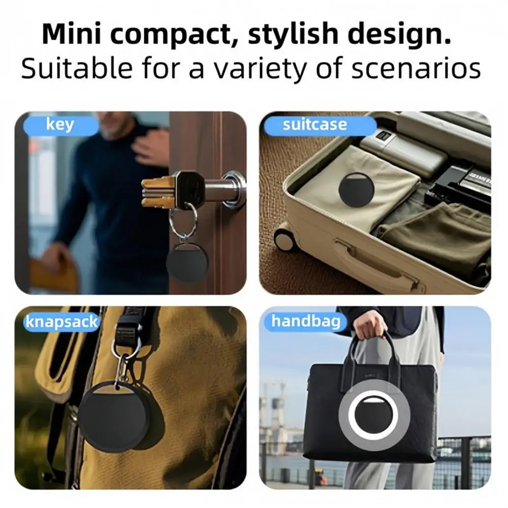 5 عبوات من علامات الهواء الذكية (IOS فقط)، تعمل مع Apple Find My (iOS فقط)، جهاز تعقب ذكي لتحديد المواقع العالمي GPS لمحفظة السيارة وحقيبة المفاتيح