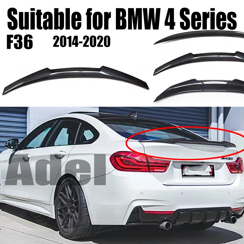 Rear Trunk Roof Spoiler For BMW F36 4 Series 4 Doors Gran Coupe M4 Style 420i 428i 435i 2014-2020 Tail Wing Body Kit Tuning