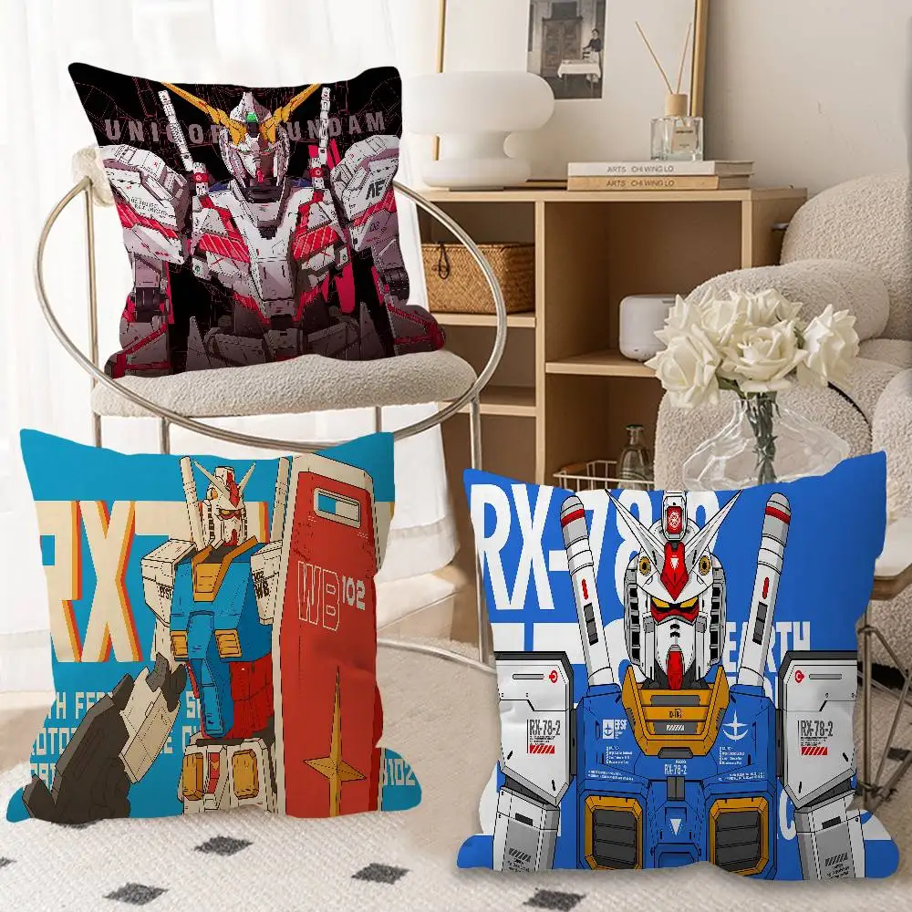 Anime G-GUNDAM Cushion Cover Pillow Cover Decor Pillowcase Printed Cushion Case for Couch