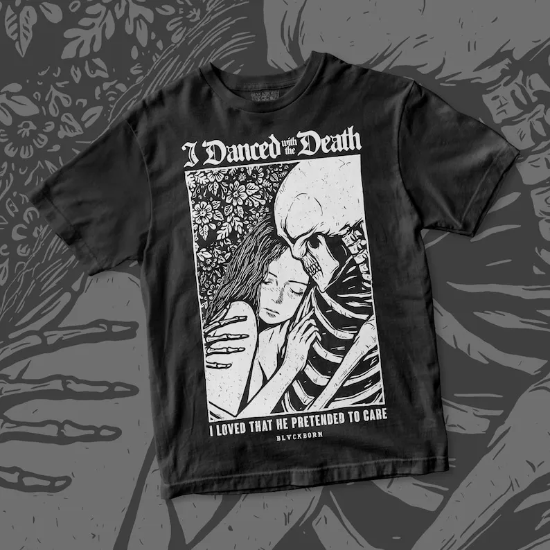 

Dance With The Death cotton shirt