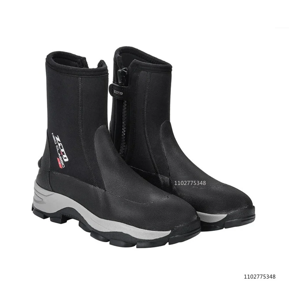 

7MM Neoprene Diving Boots Non-slip Wear-resistant Wetsuit Shoes Beach Aqua Shoes Scuba Diving Snorkeling Fishing Water Booties