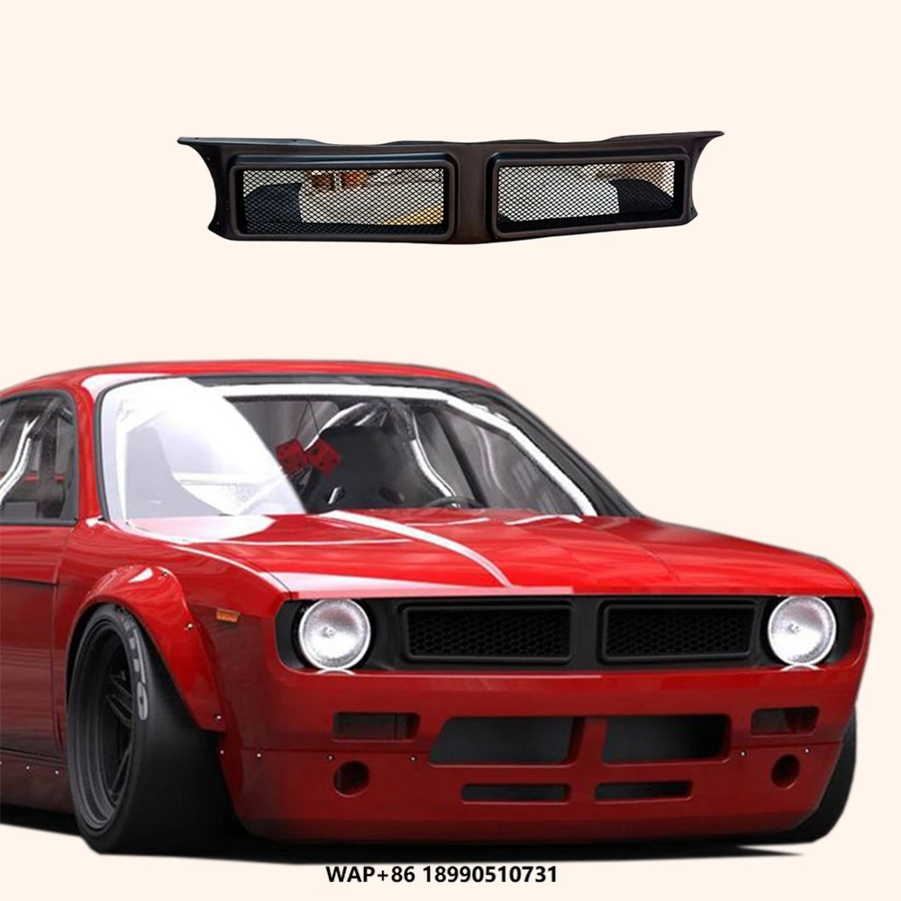 

For Nissan Silvia S14 200SX 93-98 Body Parts Fiberglass Front Grille Cover with RB Bumper Custom Fit
